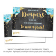 Load image into Gallery viewer, "Krissy" Chalkboard Baby Shower Invitation