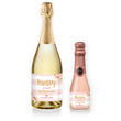 Load image into Gallery viewer, "Krissy" Pink + Peonies Bridesmaid Proposal Champagne Labels