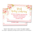 Load image into Gallery viewer, "Krissy" Blush Stripe Baby Shower Invitation
