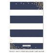 Load image into Gallery viewer, "Krissy" Navy + Pink Sriped Enclosure Card
