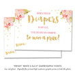 Load image into Gallery viewer, "Krissy" White Baby Shower Invitation