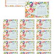 Load image into Gallery viewer, 2021 Spring Floral Desk Calendar by Digibuddha | Coll. 13