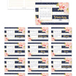 Load image into Gallery viewer, 2021 Desk Calendar by Digibuddha | Krissy Navy