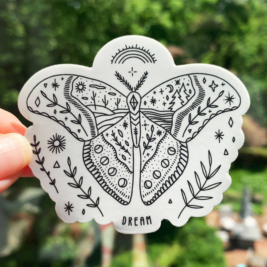 Dream Moth Sticker