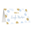 Load image into Gallery viewer, Blue + Gold Dots Place Cards | Leigh