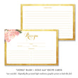 Load image into Gallery viewer, Peonies Blush Pink and Gold Bridal Shower Invitations, featuring a floral design, perfect for a modern wedding shower.