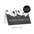 Load image into Gallery viewer, Chalkboard Place Cards with White Anemone | Leona