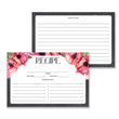Load image into Gallery viewer, Floral Recipe Cards | Leona Pink Chalk