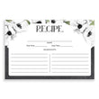 Load image into Gallery viewer, Floral Recipe Cards | Leona White Chalk