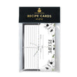 Load image into Gallery viewer, Floral Recipe Cards | Leona White Chalk