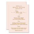 Load image into Gallery viewer, "Mila" Blush + Gold Glitter Bridal Shower Menu