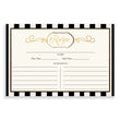 Load image into Gallery viewer, Stripe Recipe Cards | Madison Black