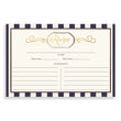 Load image into Gallery viewer, Stripe Recipe Cards | Madison Navy