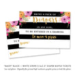Load image into Gallery viewer, "Mady" Black + White Stripe Baby Sprinkle Invitation