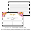 Load image into Gallery viewer, Elegant Floral Pink and Gold Bridal Shower Invitations with black and white stripes, chic gold glitter, and pink flowers