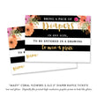 Load image into Gallery viewer, “Mady” Oh Baby Coral Baby Shower Invitation