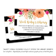 Load image into Gallery viewer, “Mady” Oh Baby Coral Baby Shower Invitation