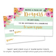 Load image into Gallery viewer, "Mady" Mint + White Stripe Baby Shower Invitation