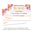 Load image into Gallery viewer, "Mady" Pink + White Stripe Baby Shower Invitation