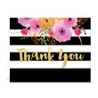 Load image into Gallery viewer, "Mady" Black + White Stripe Thank You Card