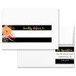 Load image into Gallery viewer, "Mady" Black + White Stripe Envelope Wrap Address Labels