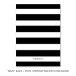 Load image into Gallery viewer, "Mady" Black + White Stripe Baptism Invitation