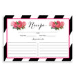 Load image into Gallery viewer, Floral + Stripe Recipe Cards | Meadow