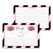 Load image into Gallery viewer, Floral + Stripe Recipe Cards | Meadow