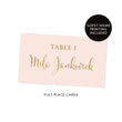 Load image into Gallery viewer, Blush + Gold Place Cards | Mila