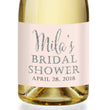 Load image into Gallery viewer, "Mila" Blush + Silver Bridal Shower Champagne Labels