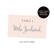 Load image into Gallery viewer, Blush + Silver Place Cards | Mila