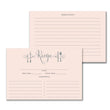 Load image into Gallery viewer, Blush Pink + Silver Glitter Recipe Cards | Mila