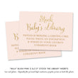 Load image into Gallery viewer, "Mila" Blush + Gold Glitter Twins Baby Shower Invitation