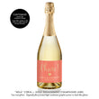 Load image into Gallery viewer, "Mila" Coral + Gold Engagement Champagne Labels
