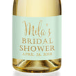 Load image into Gallery viewer, "Mila" Mint + Gold Bridal Shower Champagne Labels