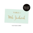 Load image into Gallery viewer, Mint + Gold Place Cards | Mila