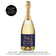Load image into Gallery viewer, "Mila" Navy + Gold Bridal Shower Champagne Labels
