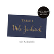 Load image into Gallery viewer, Navy + Gold Place Cards | Mila