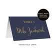 Load image into Gallery viewer, Navy + Gold Place Cards | Mila