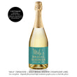 Load image into Gallery viewer, "Mila" Turquoise + Gold Bridal Shower Champagne Labels
