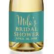 Load image into Gallery viewer, "Mila" Turquoise + Gold Bridal Shower Champagne Labels