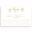 Load image into Gallery viewer, White + Gold Glitter Recipe Cards | Mila