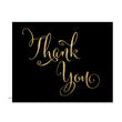 Load image into Gallery viewer, "Mila" Black + Gold Thank You Card