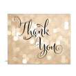 Load image into Gallery viewer, "Mila" Champagne Bokeh Thank You Card