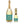 Load image into Gallery viewer, &quot;Mila&quot; Turquoise + Gold Bridal Shower Champagne Labels
