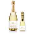 Load image into Gallery viewer, "Mila" White + Gold Bridal Shower Champagne Labels