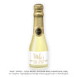Load image into Gallery viewer, "Mila" White + Gold Bridal Shower Champagne Labels