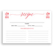 Load image into Gallery viewer, Coral Calligraphy Recipe Cards | Molly