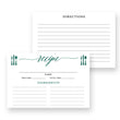 Load image into Gallery viewer, Forest Green Calligraphy Recipe Cards | Molly