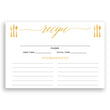 Load image into Gallery viewer, Gold Calligraphy Recipe Cards | Molly